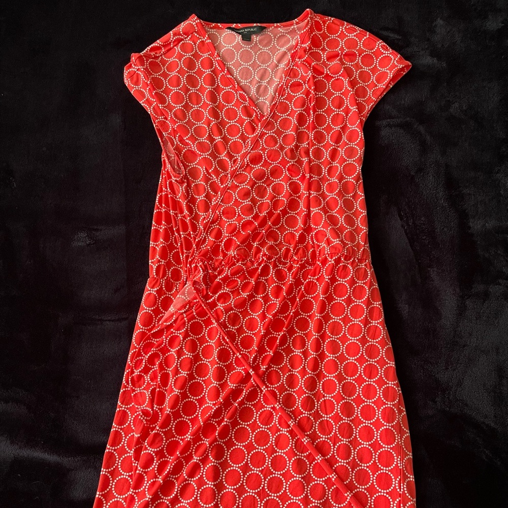 Multicolor Wrap Dress